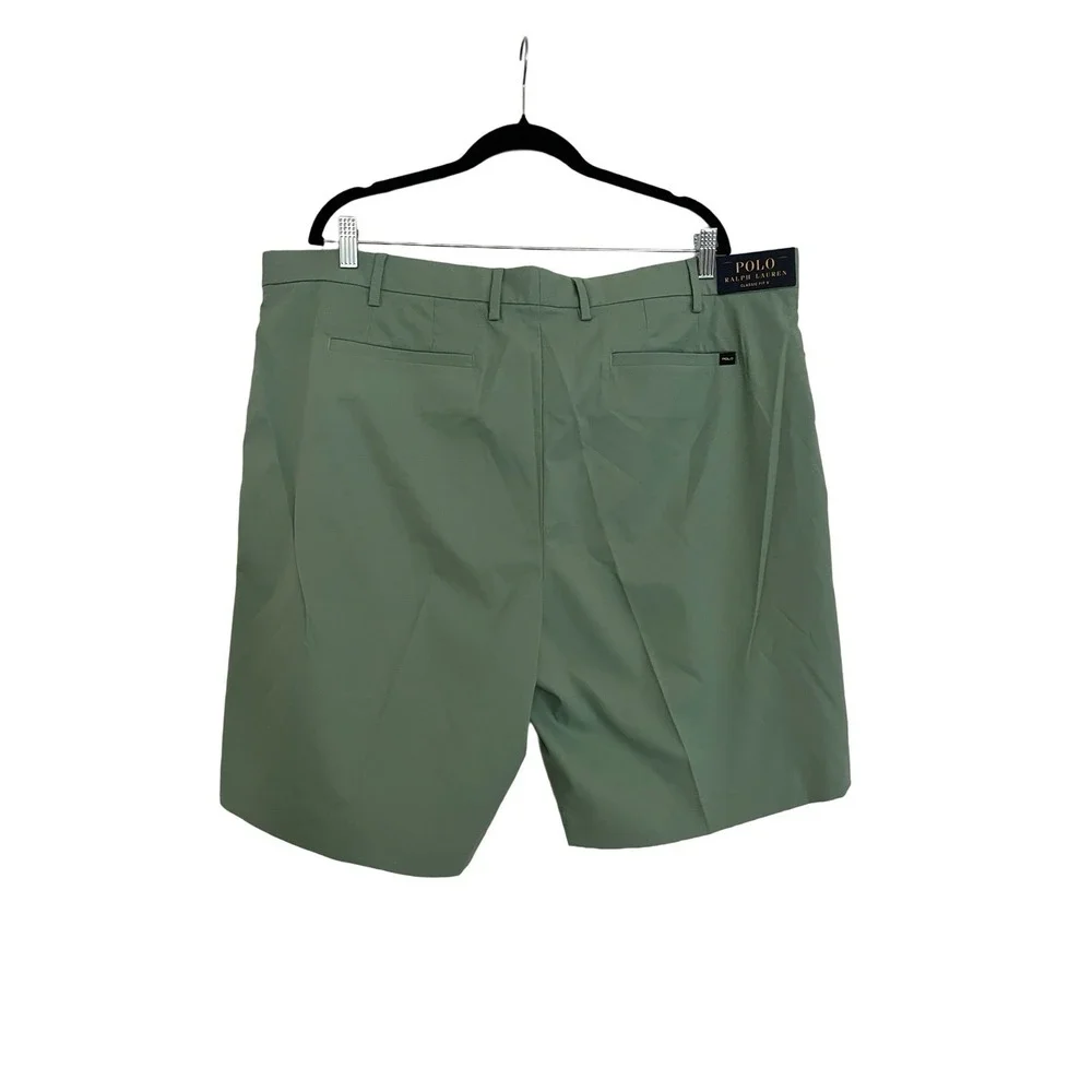 Polo Ralph Lauren M Classic Fit Golf Shorts  42B Fadded Mint Green Stretch, New